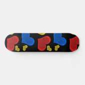 Colorful Hearts Skateboard (Horizontaal)