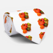 Colorful Heirloom Tomaten Stropdas (Opgerold)