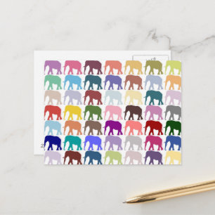 Colorful Herd Briefkaart