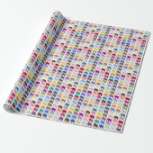 Colorful Herd Cadeaupapier (Uitgerold)