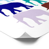 Colorful Herd Poster (Hoek)