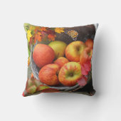 Colorful Herfst Apple Basket Cushion Buitenkussen (Achterkant)