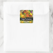 Colorful Herfst Happy Thanksgiving Sticker (Tas)
