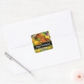 Colorful Herfst Happy Thanksgiving Sticker (Envelop)