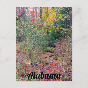 Colorful Herfst Tree Collage Briefkaart