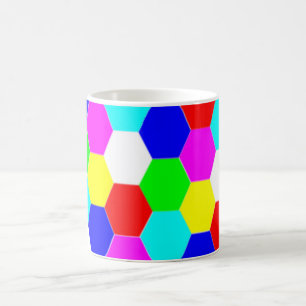 COLORFUL HEXAGONS KOFFIEMOK