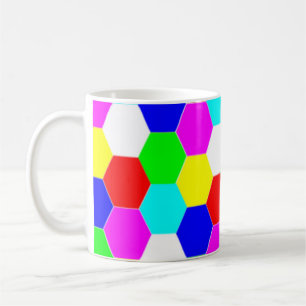 COLORFUL HEXAGONS KOFFIEMOK