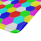 COLORFUL HEXAGONS SNIJPLANK (Hoek)