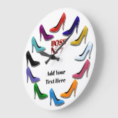 Colorful High-Hiel-wandklok Grote Klok (Hoek)