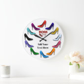 Colorful High-Hiel-wandklok Grote Klok (Huis)