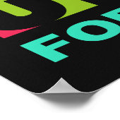 Colorful Hillary Clinton 2016 poster (Hoek)