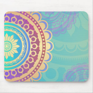 Colorful Hindu Art Pattern Muismat