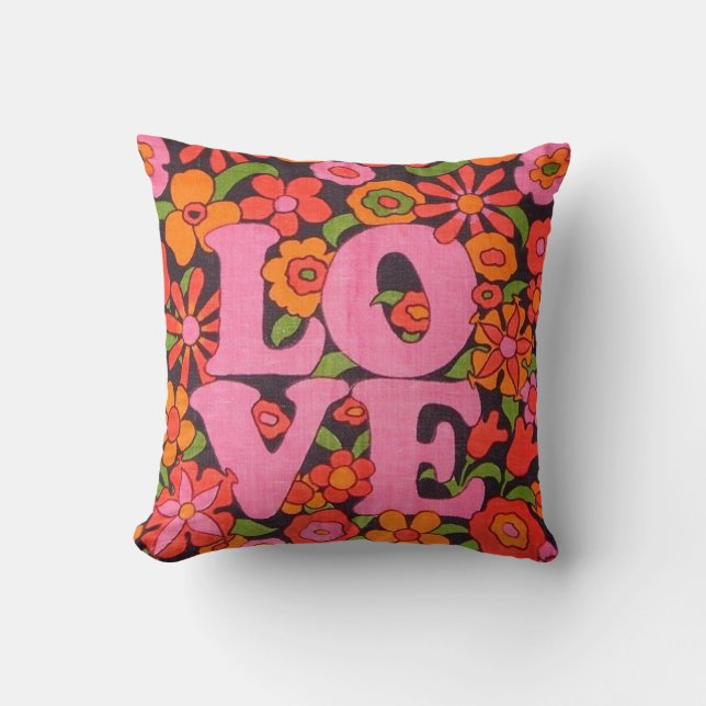 Colorful Hippie Design Cushion Kussen (Voorkant)