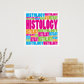 Colorful Histology Poster (Keuken)