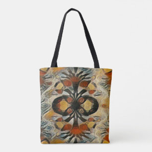Colorful Hmong Pattern Art Tote Bag