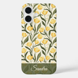 Colorful Holiday Gift Tulip Name iPhone 16 Hoesje