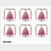 Colorful Holiday Gift Wrap Sticker (Feuille)