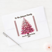Colorful Holiday Gift Wrap Sticker (Enveloppe)