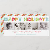 COLORFUL HOLIDAY | HOLIDAIRE FOTOKAART FEESTDAGENKAART (Voorkant / Achterkant)