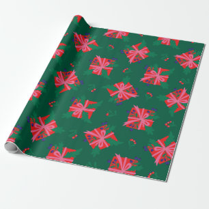 Colorful Holiday Wrapping Paper Cadeaupapier