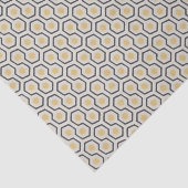 Colorful Honeycomb Apiary Business Tissuepapier (Detail)