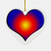 COLORFUL-HOORZITTEN KERAMISCH ORNAMENT (Achterkant)