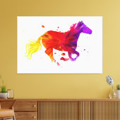 Colorful Horse Canvas Afdruk (Insitu (Woonkamer))
