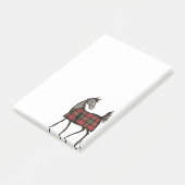 Colorful Horse Pattern Post-it® Notes (Schuin)