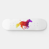 Colorful Horse Skateboard (Horizontaal)