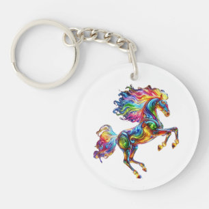 Colorful Horse Sleutelhanger