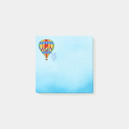 Colorful Hot Air-ballon Post-it® Notes (Voorkant)