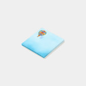 Colorful Hot Air-ballon Post-it® Notes (Schuin)