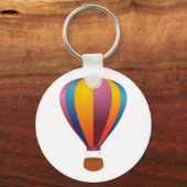 Colorful Hot Air-ballon Sleutelhanger (Voorkant)