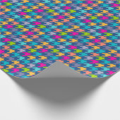 Colorful Houndstooth Seamless Pattern 2 Cadeaupapier (Hoek)