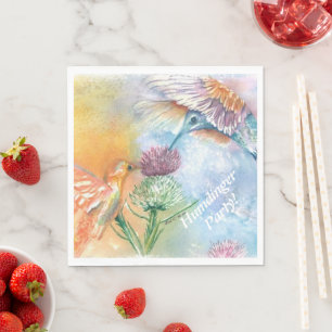 COLORFUL HUMMING BIRDS PARTIJ SERVET