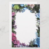 Colorful Hydrangea Blossom Briefpapier (Voorkant / Achterkant)