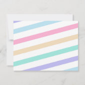 Colorful Ice Cream Bedankkaart (Achterkant)