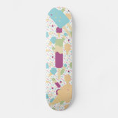 Colorful Ice Cream Sprinkles Patroonnaam Skateboard (Voorkant)