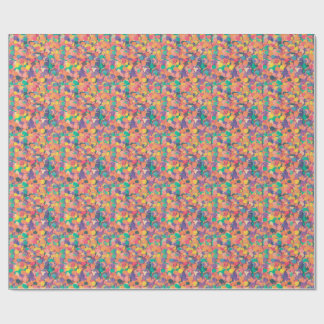 Colorful image on wrapping paper cadeaupapier