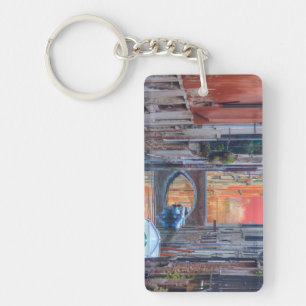 Colorful Impression of Venice Italy Sleutelhanger