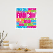 Colorful Information Technology Poster (Keuken)