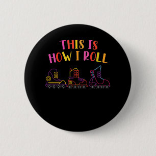 Colorful Inline Schaatsen Roller Schaats Inline Sk Ronde Button 5,7 Cm