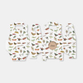 Colorful  Insect Birthday Party Thema Bedankdoosjes (Uitgevouwen)