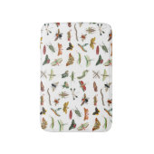 Colorful  Insect Illustrator Patroon Badmat (Voorkant Verticaal)