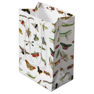 Colorful Insect Illustrator Patroon Medium Cadeauzakje