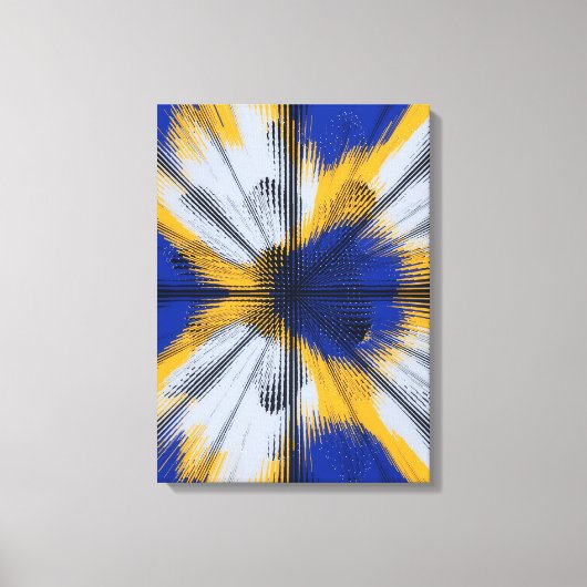 Colorful Interference Pattern  Canvas Afdruk (Voorkant)