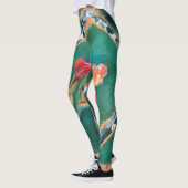 Colorful Iris Flower Leggings (Links)