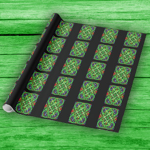 Colorful  Irish Celtic Knot Cadeaupapier