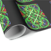 Colorful Irish Celtic Knot Cadeaupapier (Rol Hoek)