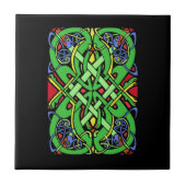 Colorful Irish Celtic Knot Tegeltje (Voorkant)